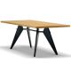 Jean Prouve Gueridon Em Style Dining Table - Oak