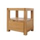 Jeremy Solid Oak Wood Bedside Table 