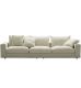 Kagan Fabric Feather Down Sofa - 3 seater