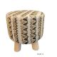 Kalana Pattern Round Stool