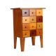 Keity Multicolor Solid Paulownia Wood Sideboard - 7 Drawers