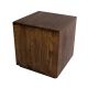 Liborius Cube Solid Oak Wood Multipurpose Stool
