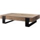 Log Industrial Style Solid Wood Coffee Table / Side Table