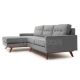 Lucas Fabric / Leather Sofa - L Shape
