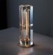 Luxor Jas Modern Crystal Cube Table Lamp Cut Glass
