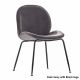 Luxurious Beetle Velvet Dining Chair with Metal Legs
