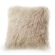 Mongolian Lamb Fur Cushion - White