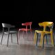 Miko Contemporary Stacking Plastic Armless Chairs