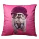 Nerdy French Bulldog Cushion