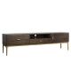 Nicolás Rustic Style Industrial TV Cabinet with Drawers