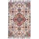 Nordic Plant White Flower Rug / Carpet