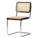 Nordic Rattan Woven Steel Base Cane Chair