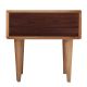 Oscar Solid Oak Wood Side Table