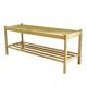 Otakar Solid Oak Wood Shoe Rack Bench