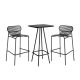 Palatine Contemporary Outdoor Bar Table And Stools Set