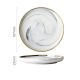 Plate with Marble Pattern