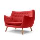Poet Style Fabric Sofa