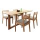 Quadpod Solid Oak Wood Dining Table