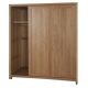 Marca Solid Oak Sliding Door Wardrobe