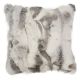 Rabbit Fur Patchwork Pillow