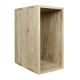 Solid Recycled Elm Wood Storage Cube / Side Table - Small