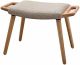 Solomon Solid Wood Ottoman