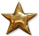 Star Shaped Cushion - Gold