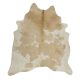 STOCKROOM Beige and White Natural Cowhide Rug