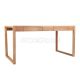 STOCKROOM Solid Oak Wood Working Desk with Drawer