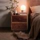 Sutton Elm Wood Bedside Table