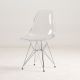 Charles Eames DSR Style Dining Chair - Transparent (Set of 2)