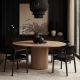 Tanner Solid Wood Round Table
