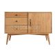 Tara Solid Oak Wood Sideboard