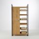 Tavvi Modular Industrial Wardrobe with 1 Door & 6 Shelves By Stockroom