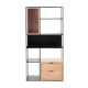 Taylor Solid Wood Loft Style Bookshelf
