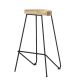 Tractor Style Counter Bar Stool with Metal Base