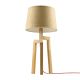 Tripod Wooden Base Table Lamp