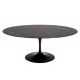 Tulip Style Oval Coffee Table - Marble