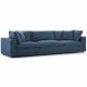 Valeria Fabric Feather Down Sofa - 3 seater