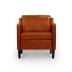 Veronica Contemporary Fabric / Leather Sofa - Single Seater