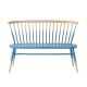 Windsor Style Highback Solid Wood Bench