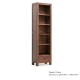 Winfrid Solid Oak Wood Bookshelves with Storage Unit