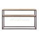 Xavi Industrial Console Table With Shelf