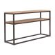 Xavi Industrial Console Table with Shelf