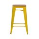 Xavier Pauchard Tolix Style Bar Stool (Wooden Top)