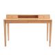 Zdenka Style Solid Oak Wood Desk with Drawers